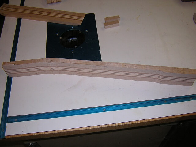 Cutting the back of the neck to depth.