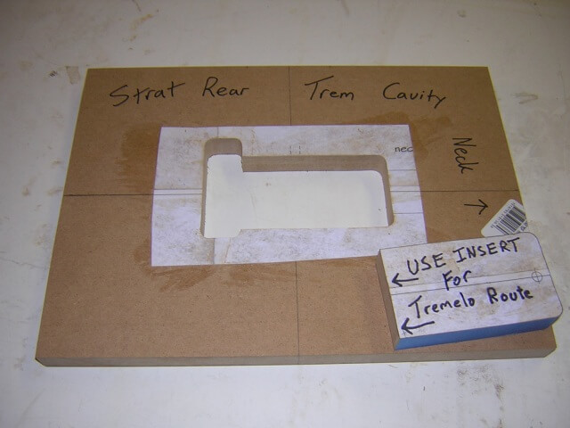 The template for the rear tremolo route.