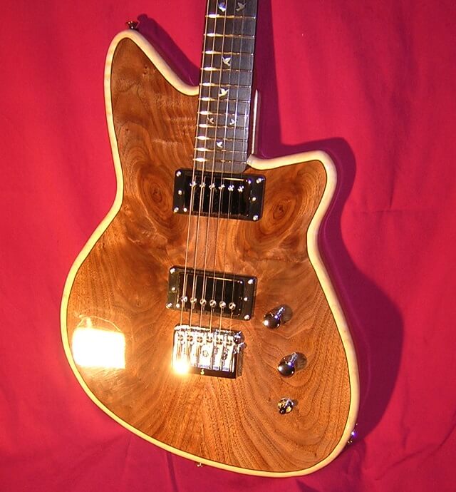 Completed photo of Doug's guitar.