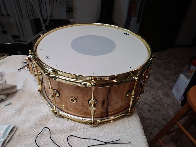 The finished drum.