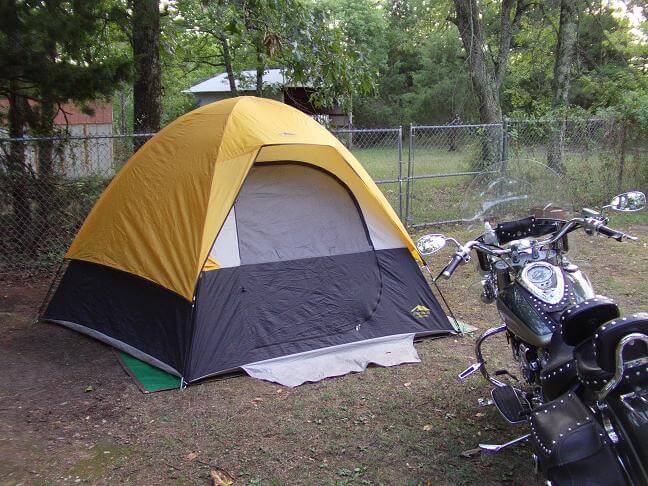 My camp site in Eureka Springs, AR.
