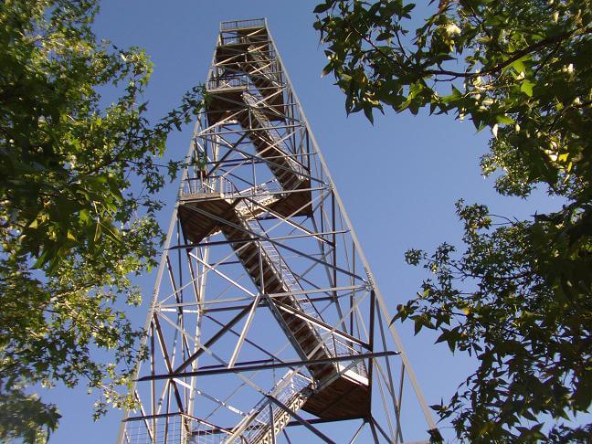 A fire watch tower in Eureka Springs, AR.