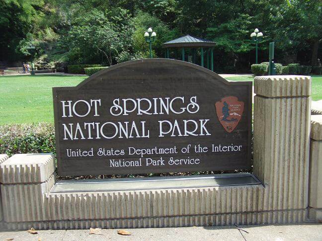 Hot Springs National Park.