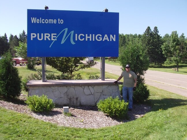 Jon's first time in Michigan.