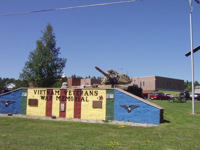 The Vietnam Vetrans War Memorial.