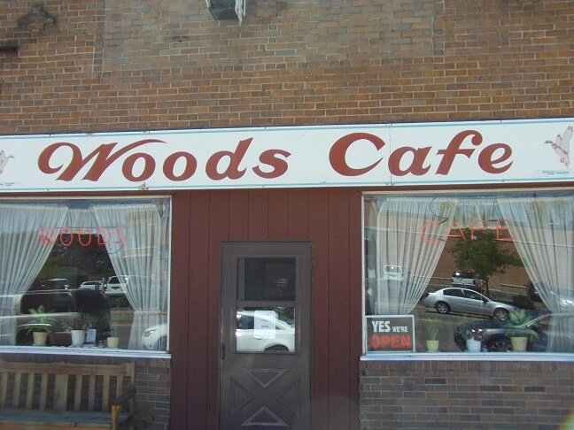 The Woods Cafe in Woodruff, WI.