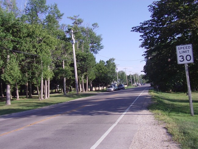 Highway 42 through Door County.