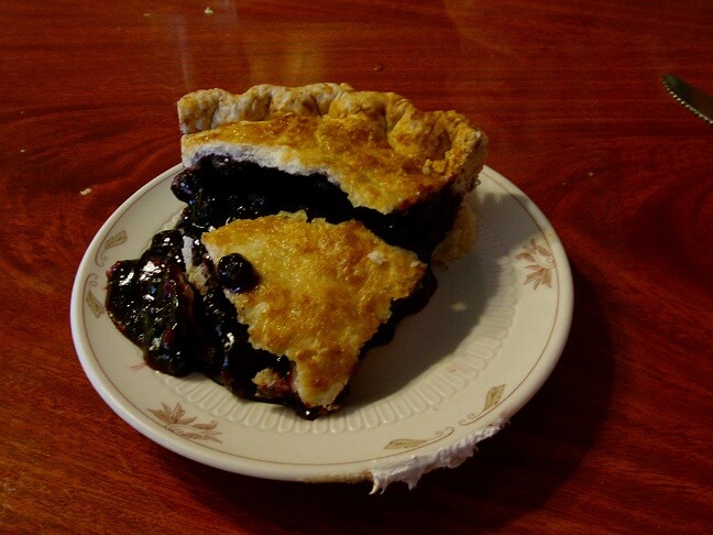 Pie at the Bunkhouse restaurant in Valentine, NE.