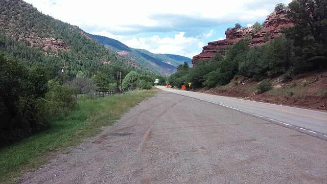 Highway 145 between Sawpit and Telluride.