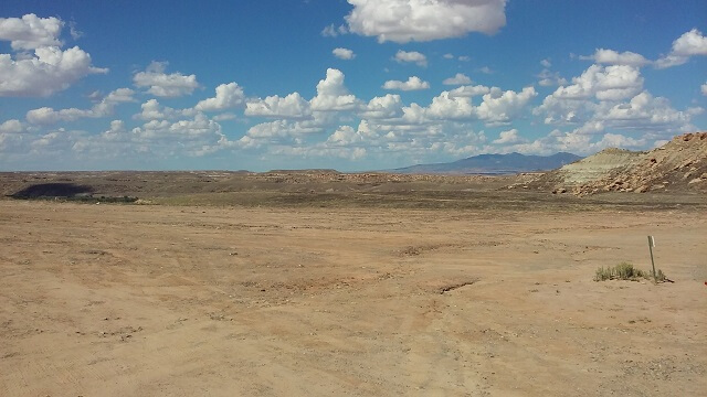 The desert terrain south of Cortez.