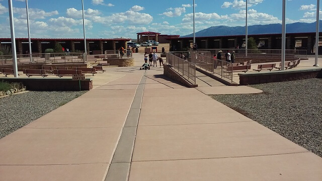 The inner area of the Four Corners monument.