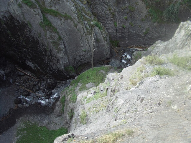 Bear Creek Falls along the Million Dollar Highway.
