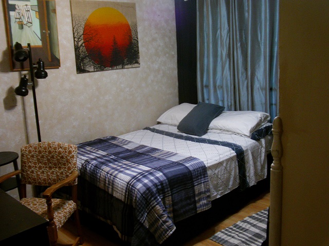 My room where I stayed in Des Moines, IA