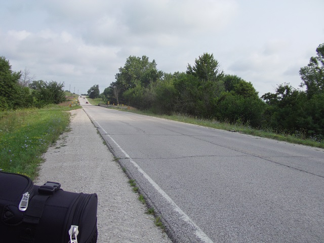 County road T59 just south of Eddyville, IA