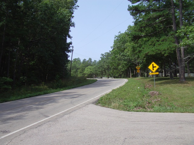 County road P south of Potosi, MO