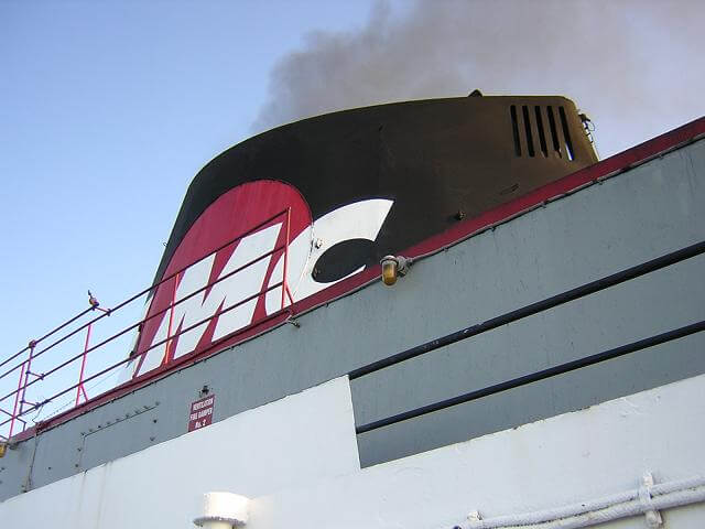The badger is a coal fired ship.