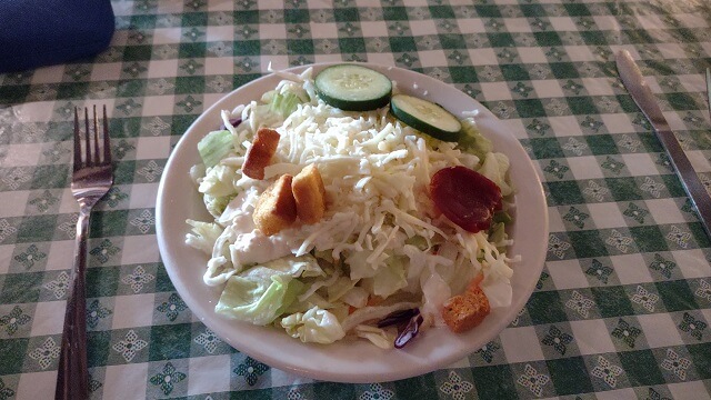 My salad I ate at Stroud's.