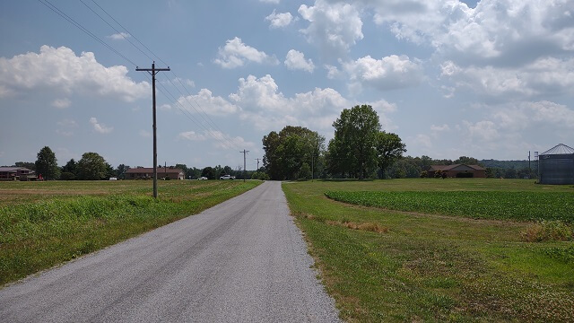 The place where in 2022 I turned around near Homburg, IL.