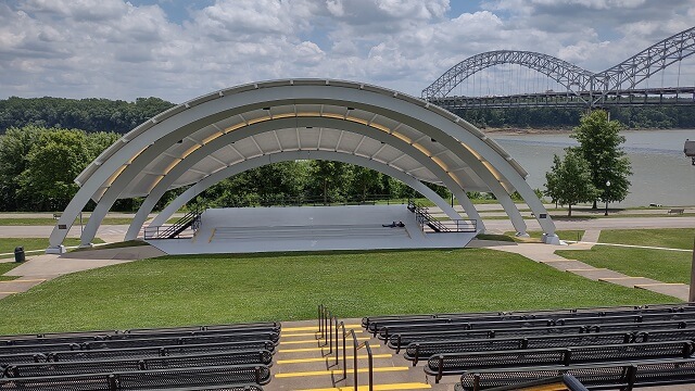 The Riverfront Amphitheater in New Albany, IN.
