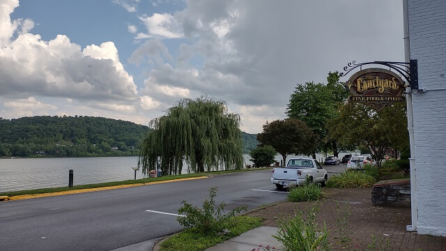 The Ohio River Scenic Byway in Rising Sun, IN.