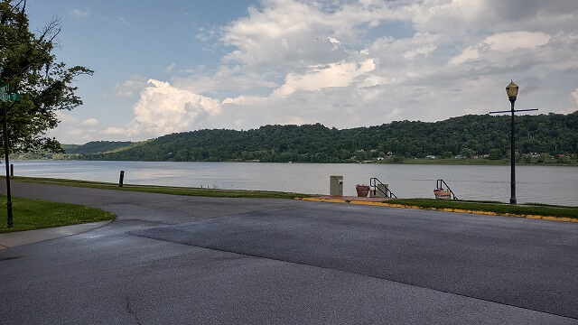 The Ohio River Scenic Byway in Rising Sun, IN.