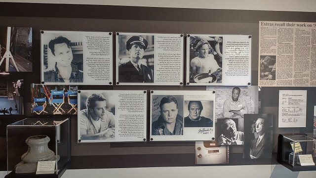 A wall display about the Shawshank Redemption movie.