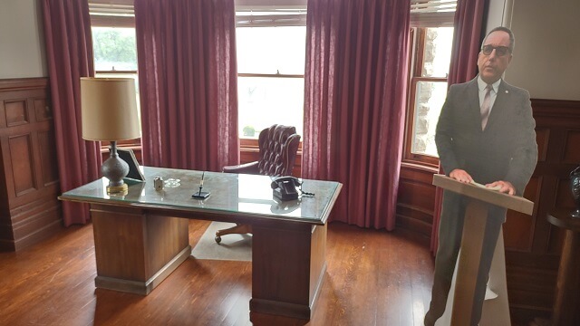 Warden Samuel Norton's office from the Shawshank Redemption movie.