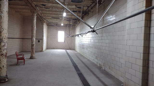 The original OSR shower room which was also used in the Shawshank Redemption movie.