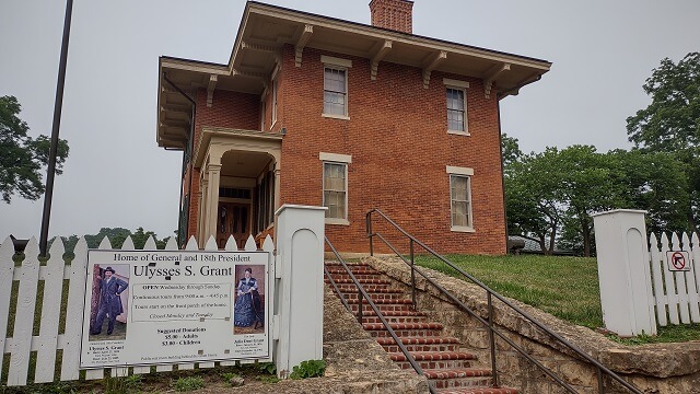 The home of Ulysses S Grant in Galena, IL.