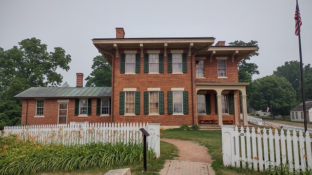 The home of Ulysses S Grant in Galena, IL.