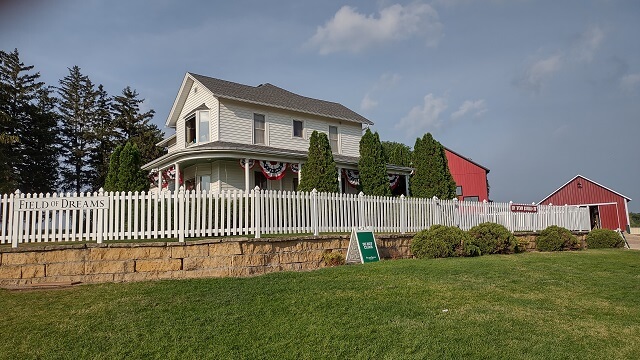The house from the Field of Dreams movie in Dyersville, IA.