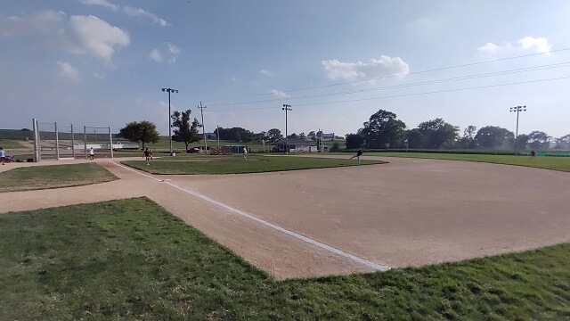 The baseball field from the Field of Dreams movie in Dyersville, IA.
