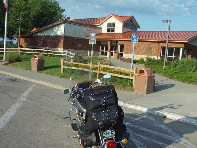 Stopping for a break just south of Sioux City, IA.