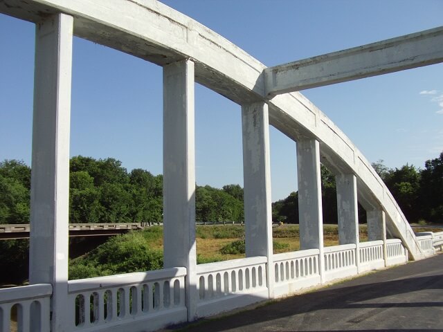 Looking east off of the Rainbow Bridge.