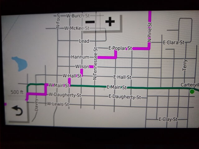 More odd GPS routing through Webb City, MO.