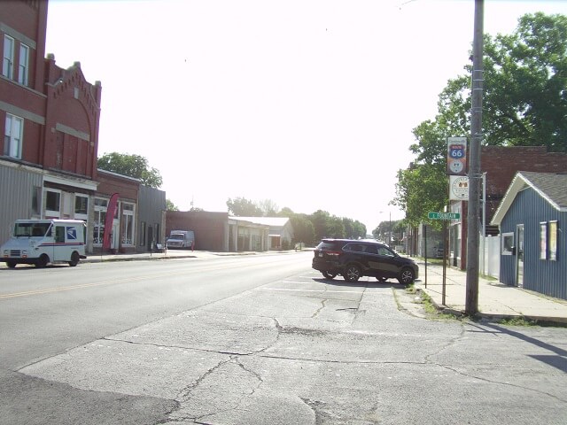 Old Route 66 through Carterville, MO.