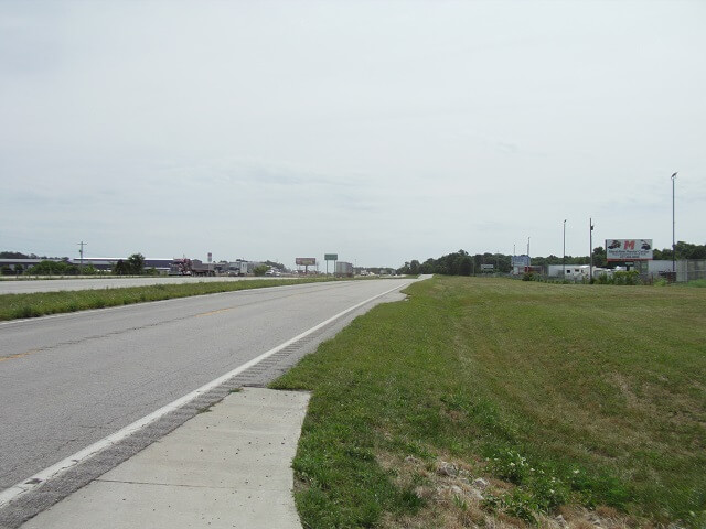 Much of old Route 66 through Missouri is now the service road next to Interstate 44.
