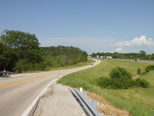 Old Route 66 near Villa Ridge, MO.