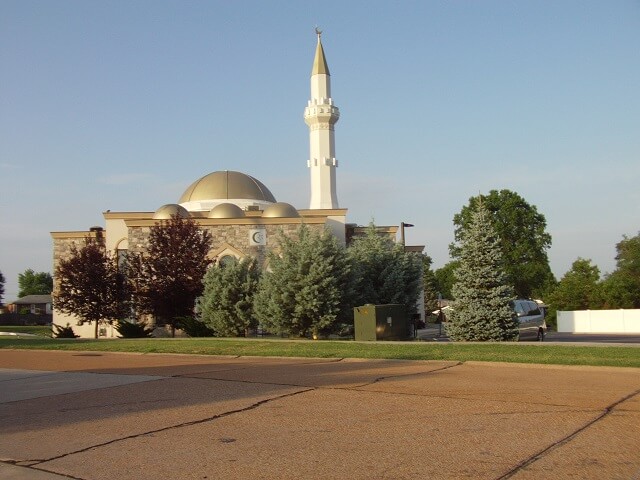 An interesting looking Mosque I rode by.