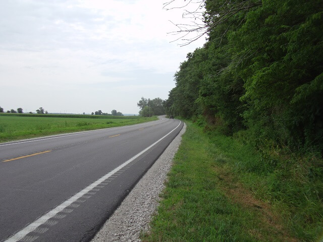Highway H south of St. Mary, MO.