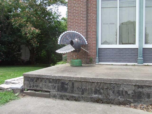 A turkey sculpture in Frohma, MO.