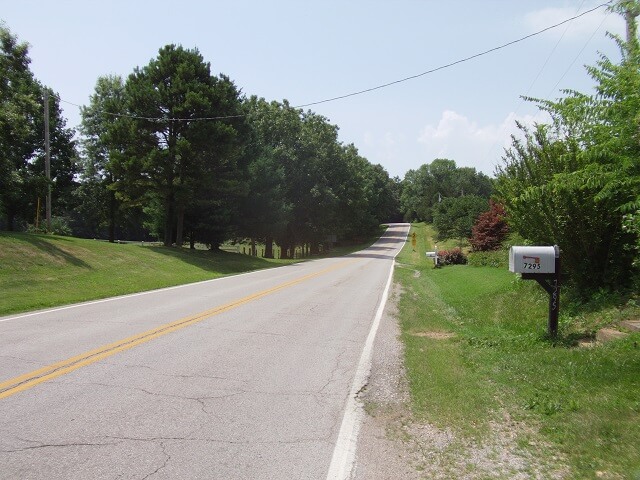 The incorrect highway C near New Wells, MO that I should not have taken.