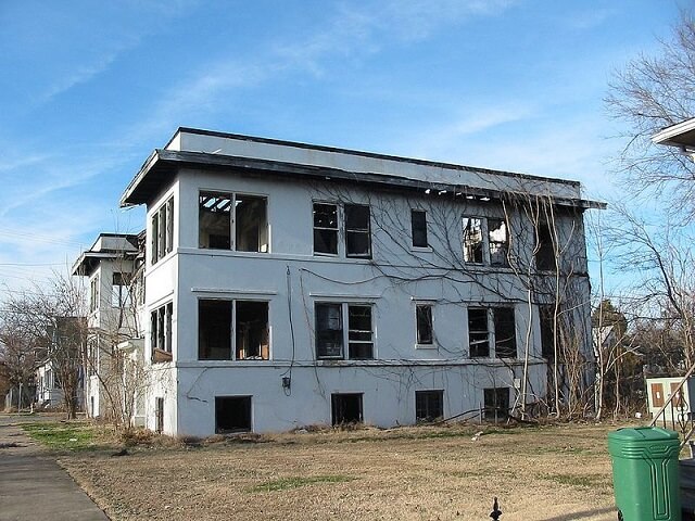 An abandoned building in Cairo, IL (Not My Picture.)