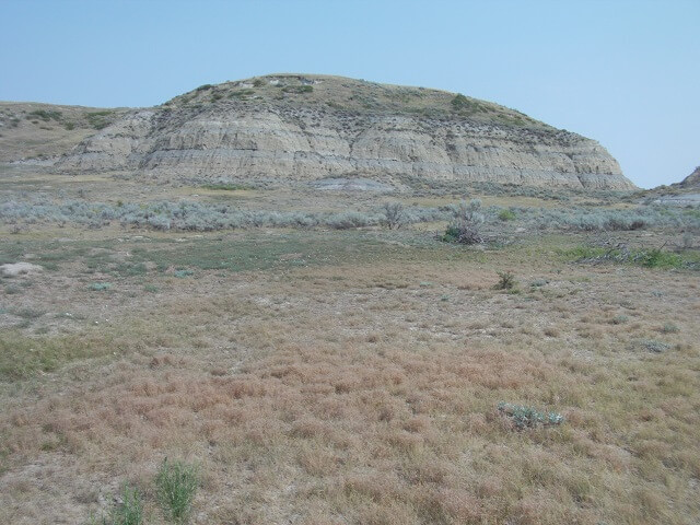 The Old East Entrance Trail in Teddy Roosevelt National Park.