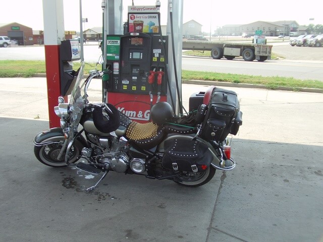 Gas stop in Bowman, ND.