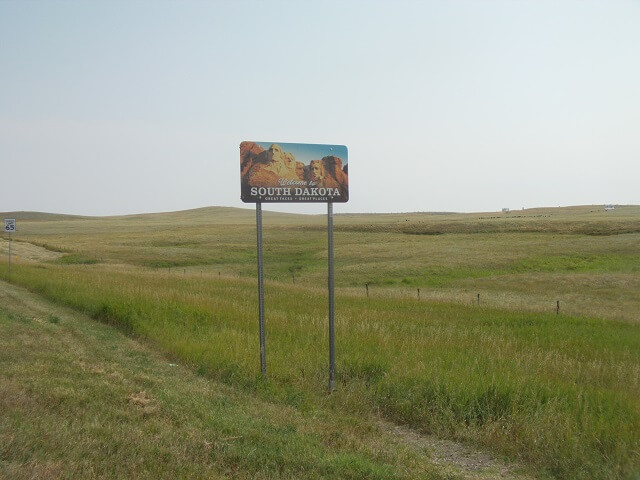Highway 85 in western South Dakota.