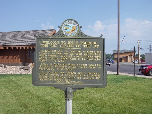 Belle Fource, the not-so-geographical center of the United States.
