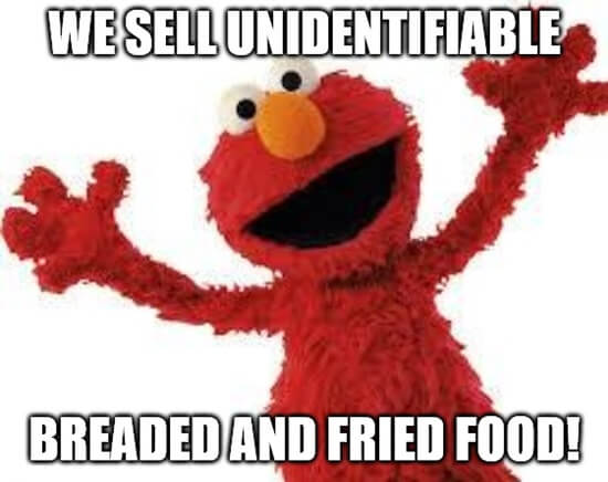 Elmo worked at the convenience store.