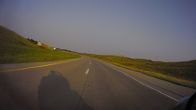 The foothills of the west side of the Missouri River near Chamberlain, SD.