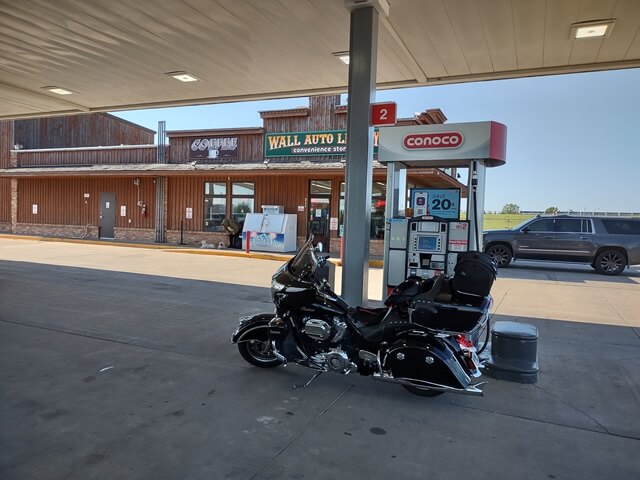 My second gas stop of the day at Wall, SD.